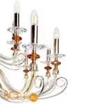 Люстра Crystal lux catarina CATARINA SP12+6 V2 GOLD/TRANSPARENT-COGNAC - Фото 1