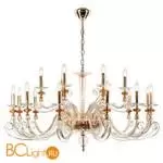 Люстра Crystal lux catarina CATARINA SP12+6 V2 GOLD/TRANSPARENT-COGNAC - Фото 0