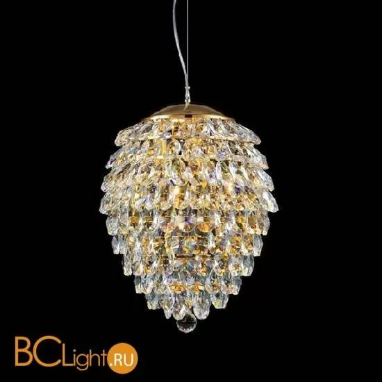 Подвесной светильник Crystal lux CHARME SP4 GOLD/TRANSPARENT 1374/204