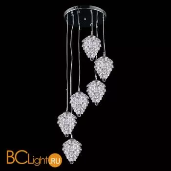 Подвесной светильник Crystal lux Charme SP6 CROMO/CRYSTAL