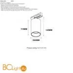 Трековый светильник Crystal lux Clt 0.31 CLT 0.31 013 BL-BL - Фото 3