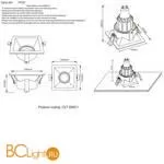 Рамка для спотов Crystal lux Clt 009 CLT 009C1 WH - Фото 0