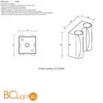 Бра Crystal lux clt 022 CLT 022W2 WH-GO 4000K - Фото 2