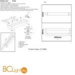 Настенный светильник Crystal lux CLT 028 CLT 028W BL - Фото 4