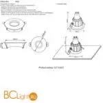 Встраиваемый светильник Crystal lux CLT 032 CLT 032C1 BL - Фото 1