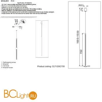 Подвесной светильник Crystal lux Clt 035 CLT 035C700 WH - Фото 0