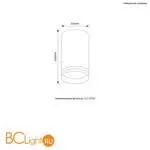 Потолочный светильник Crystal lux CLT 072 CLT 072C BL - Фото 1