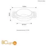 Встраиваемый светильник Crystal lux CLT 079 CLT 079C1 WH - Фото 0