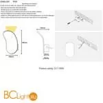 Настенный светильник Crystal lux Clt 150 CLT 150W COP - Фото 1