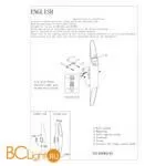 Настенный светильник Crystal lux CLT 332 CLT 332W2-V2 BL-GO - Фото 0