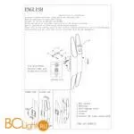 Настенный светильник Crystal lux CLT 332 CLT 332W4-V2 WH-WH - Фото 0