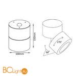 Спот потолочный Crystal lux CLT 410-412-413 CLT 412C BL - Схема