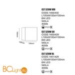 Спот (точечный светильник) Crystal lux CLT 520W GR - Схема