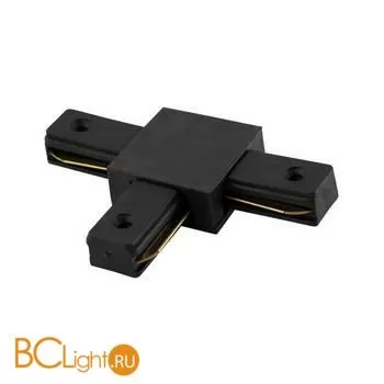 Коннектор шинопровода Crystal lux CLT 0.211 03 BL Т-образный черный