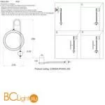 Бра Crystal lux Corida CORIDA AP25W LED BLACK/GOLD - Фото 5