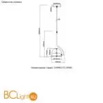 Подвесной светильник Crystal lux correcto sp9w led black CORRECTO SP9W LED WHITE - Фото 4