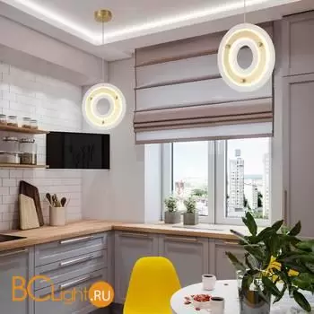 Подвесной светильник Crystal lux DIEGO DIEGO SP25W LED BRASS - Фото 5