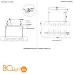 Подвесной светильник Crystal lux Element ELEMENT SP48W LED CHROME - Фото 0