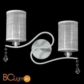 Бра Crystal lux ELISA WHITE AP2