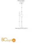 Подвесной светильник Crystal lux ELISA ELISA SP1.2 - Фото 3
