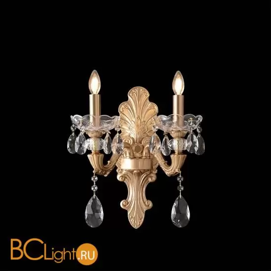 Бра Crystal lux elizabeth ELIZABETH AP2 BRASS