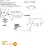 Бра Crystal lux elqi ELQI AP11W LED BL