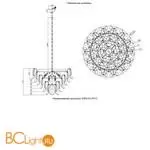 Люстра Crystal lux Emilia EMILIA SP12 GOLD - Фото 2