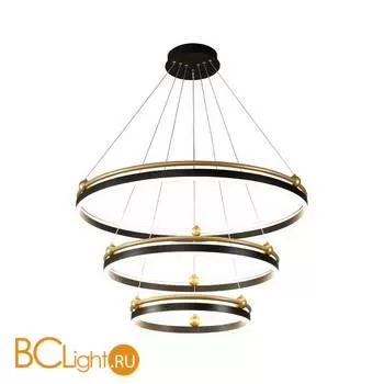 Подвесной светильник Crystal lux Fernando FERNANDO SP158W LED D400+600+800 BLACK/GOLD - Фото 1