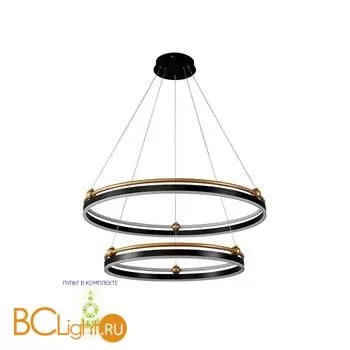 Подвесной светильник Crystal lux Fernando FERNANDO SP123W LED D600+800 BLACK/GOLD