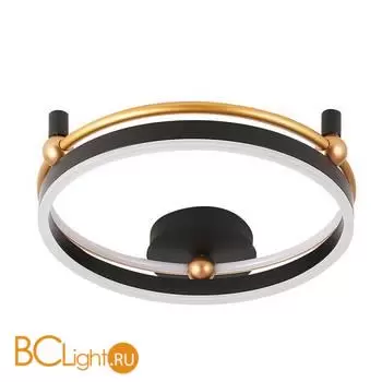 Потолочный светильник Crystal lux FERNANDO FERNANDO PL48W LED BLACK/GOLD - Фото 0