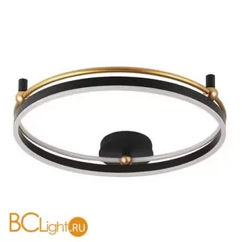 Потолочный светильник Crystal lux FERNANDO FERNANDO PL72W LED BLACK/GOLD - Фото 0