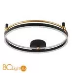 Потолочный светильник Crystal lux FERNANDO FERNANDO PL72W LED BLACK/GOLD - Фото 0