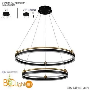 Люстра Crystal lux FERNANDO FERNANDO SP123W LED BLACK/GOLD