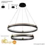 Люстра Crystal lux FERNANDO FERNANDO SP123W LED BLACK/GOLD