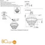 Люстра Crystal lux FERNANDO FERNANDO SP158W LED BLACK/GOLD - Фото 2