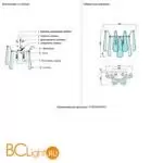 Бра Crystal lux FONTAIN FONTAIN AP2 CHROME - Фото 7