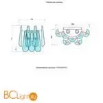 Настенный светильник Crystal lux FONTAIN FONTAIN AP2 GOLD - Фото 3