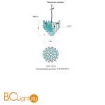 Люстра Crystal lux FONTAIN FONTAIN SP10 GOLD - Фото 3
