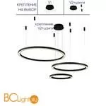 Подвесной светильник Crystal lux FORTUNA SP158W LED BLACK