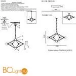 Люстра Crystal lux Franciska FRANCISCA SP10 GOLD/COGNAC - Фото 1