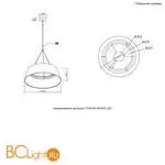 Подвесной светильник Crystal lux FUSION FUSION SP30W LED - Фото 2