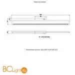 Подсветка для картин Crystal lux Gallery GALLERY A AP19W LED BL - Фото 2