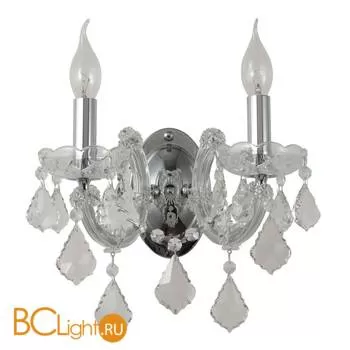 Бра Crystal lux Ines AP2 CHROME/TRANSPARENT