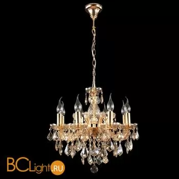 Люстра Crystal lux Ines SP8 GOLD/AMBER - Фото 0