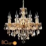 Люстра Crystal lux Ines SP8 GOLD/AMBER