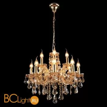 Люстра Crystal lux Ines SP8+4 GOLD/AMBER - Фото 0