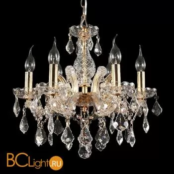 Люстра Crystal lux Ines SP6 GOLD/TRANSPARENT