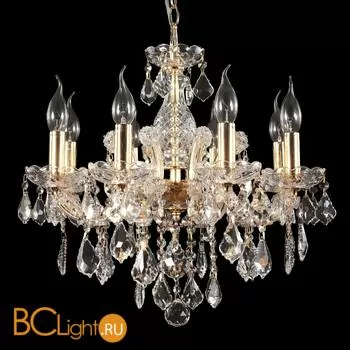 Люстра Crystal lux Ines SP8 GOLD/TRANSPARENT
