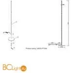 Напольный светильник Crystal lux Largo LARGO PT25W GOLD - Фото 3