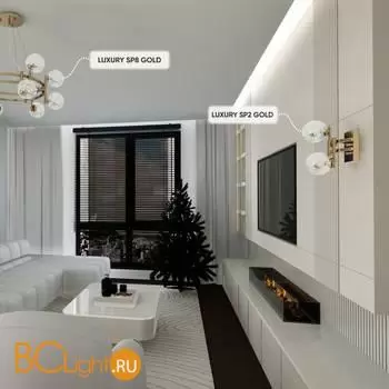Бра Crystal lux LUXURY LUXURY AP2 GOLD - Фото 4